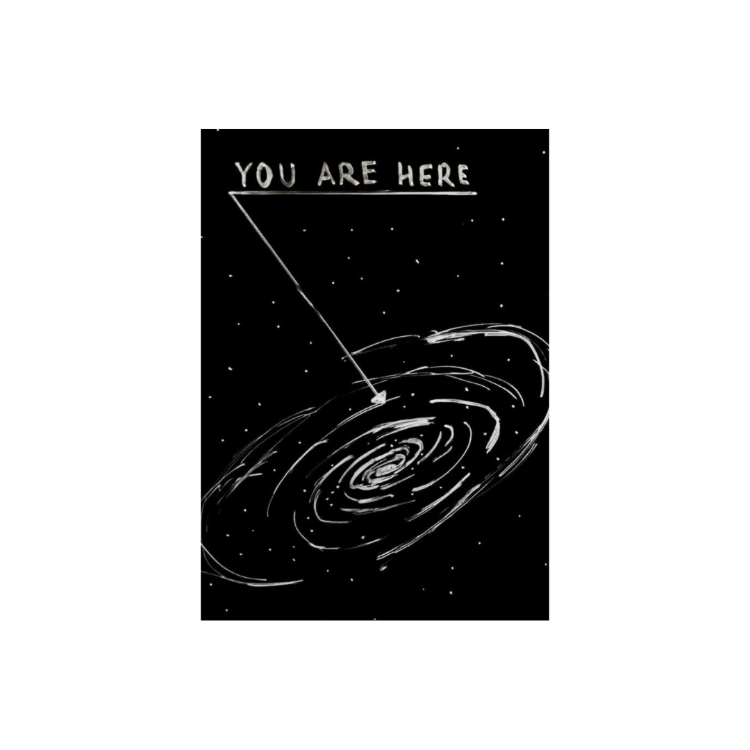 تابلو YOU ARE HERE - نقطه تو در کیهان